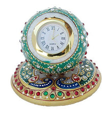 Handcrafted Rajasthani Marble Ball Table Clock