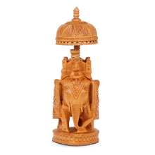 Handcrafted Wooden Elephant Figurine – Traditional Indian Handicraft