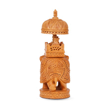 Handcrafted Wooden Elephant Figurine – Traditional Indian Handicraft