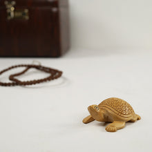 Handcrafted Wooden Tortoise Figurine – Vastu & Feng Shui Lucky Turtle | Longevity & Prosperity