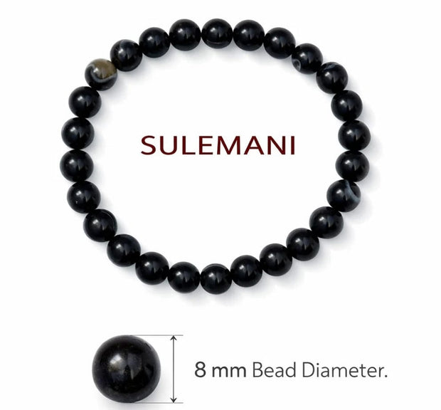 Sulemani Golden Obsidian Bracelet – 8mm Natural Beads | Inner Strength & Protection