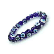 Blue Evil Eye (Nazar) Bracelet – Protection & Good Luck Glass Bead Jewellery
