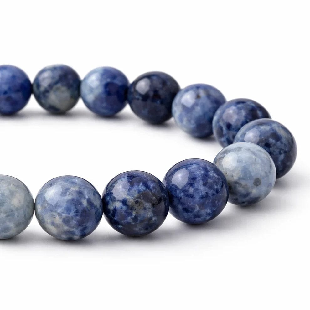 Natural Lapis Lazuli Bracelet – 8mm Genuine Stone Beads | Wisdom & Intuition Crystal