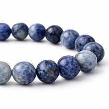 Natural Lapis Lazuli Bracelet – 8mm Genuine Stone Beads | Wisdom & Intuition Crystal