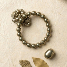 Natural Pyrite Crystal Bracelet – Fool’s Gold Gemstone Beads | Prosperity & Confidence