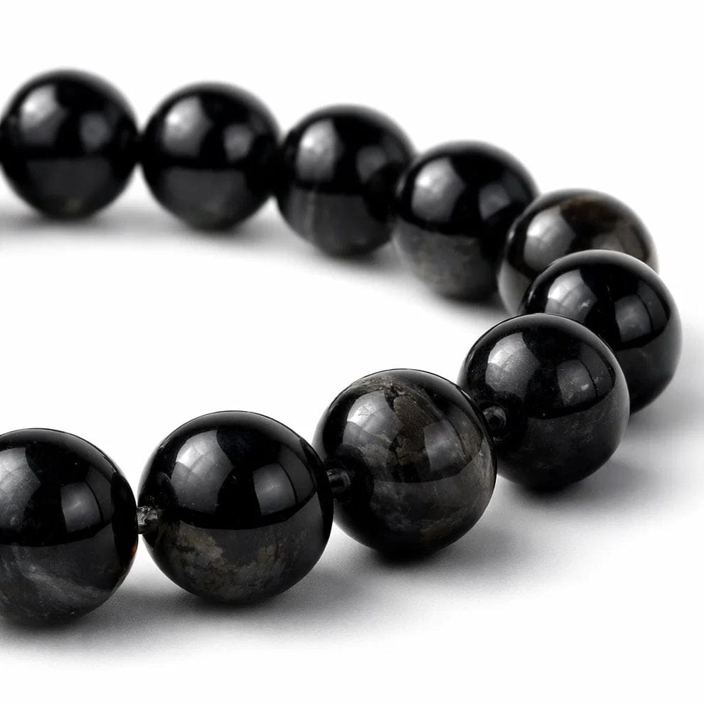 Sulemani Golden Obsidian Bracelet – 8mm Natural Beads | Inner Strength & Protection