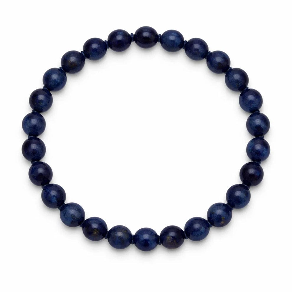 Natural Lapis Lazuli Bracelet – 8mm Genuine Stone Beads | Wisdom & Intuition Crystal