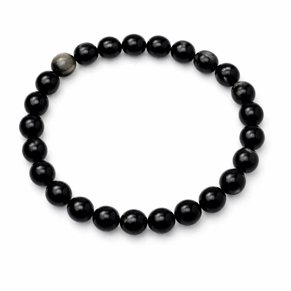 Sulemani Golden Obsidian Bracelet – 8mm Natural Beads | Inner Strength & Protection