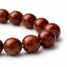 Natural Red Jasper Crystal Bracelet – 8mm Beads | Grounding, Strength & Vitality Gemstone