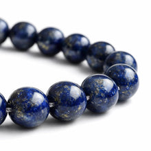 Natural Lapis Lazuli Bracelet – 8mm Genuine Stone Beads | Wisdom & Intuition Crystal