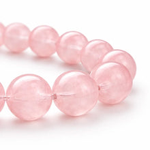 Natural Rose Quartz Crystal Bracelet – 8mm Beads | Love, Healing & Compassion Gemstone