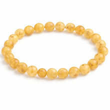 Natural Rutile Quartz Crystal Bracelet – 8mm Beads | Protection & Prosperity Gemstone