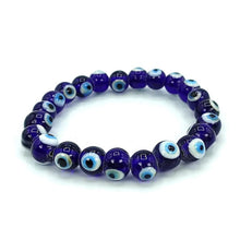 Blue Evil Eye (Nazar) Bracelet – Protection & Good Luck Glass Bead Jewellery