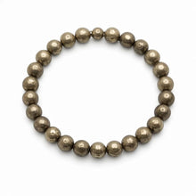 Natural Pyrite Crystal Bracelet – Fool’s Gold Gemstone Beads | Prosperity & Confidence