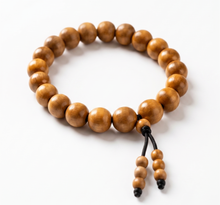 Original Chandan (Sandalwood) Bracelet – Natural Aromatic Wood Beads | Spiritual Jewellery